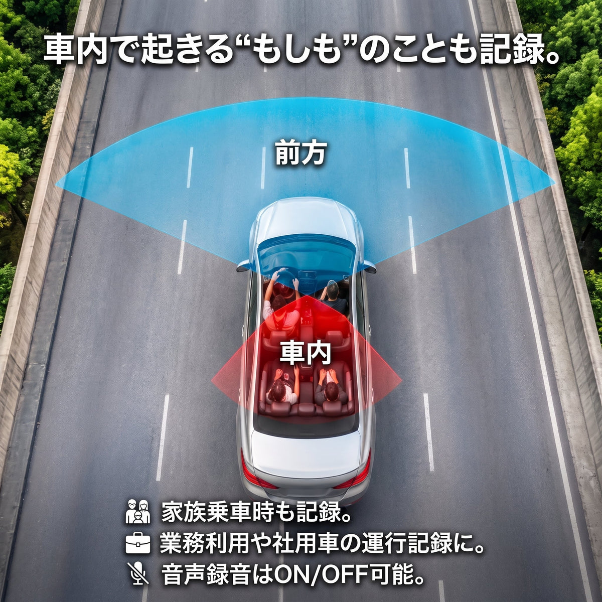 全録ドラレコ W（ゼンロクドラレコ ダブル） - 商品画像 3
